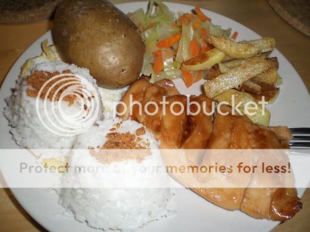 western meal dinner! :D