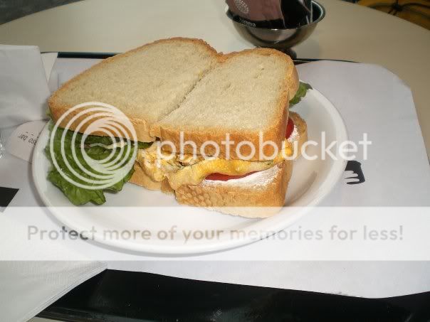 we shared this, one half each, so pathetic hor...