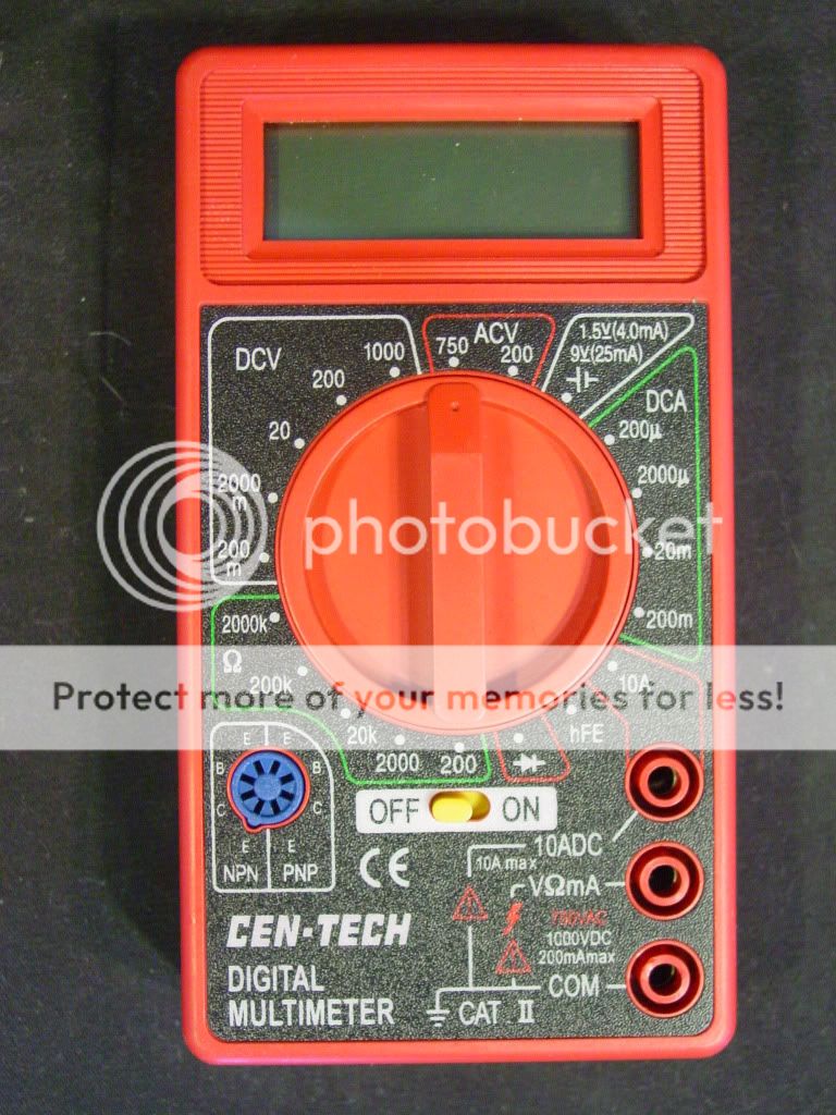 Digital Multimeter Electrical Tester Ohm AC DC Current Amp Voltage Volt
